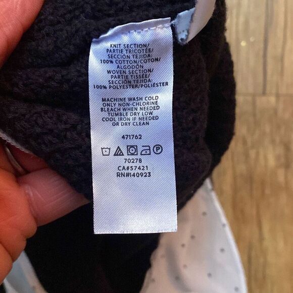 Size Small Loft Mixed Media Knit Sweater Vest - Picture 4 of 4